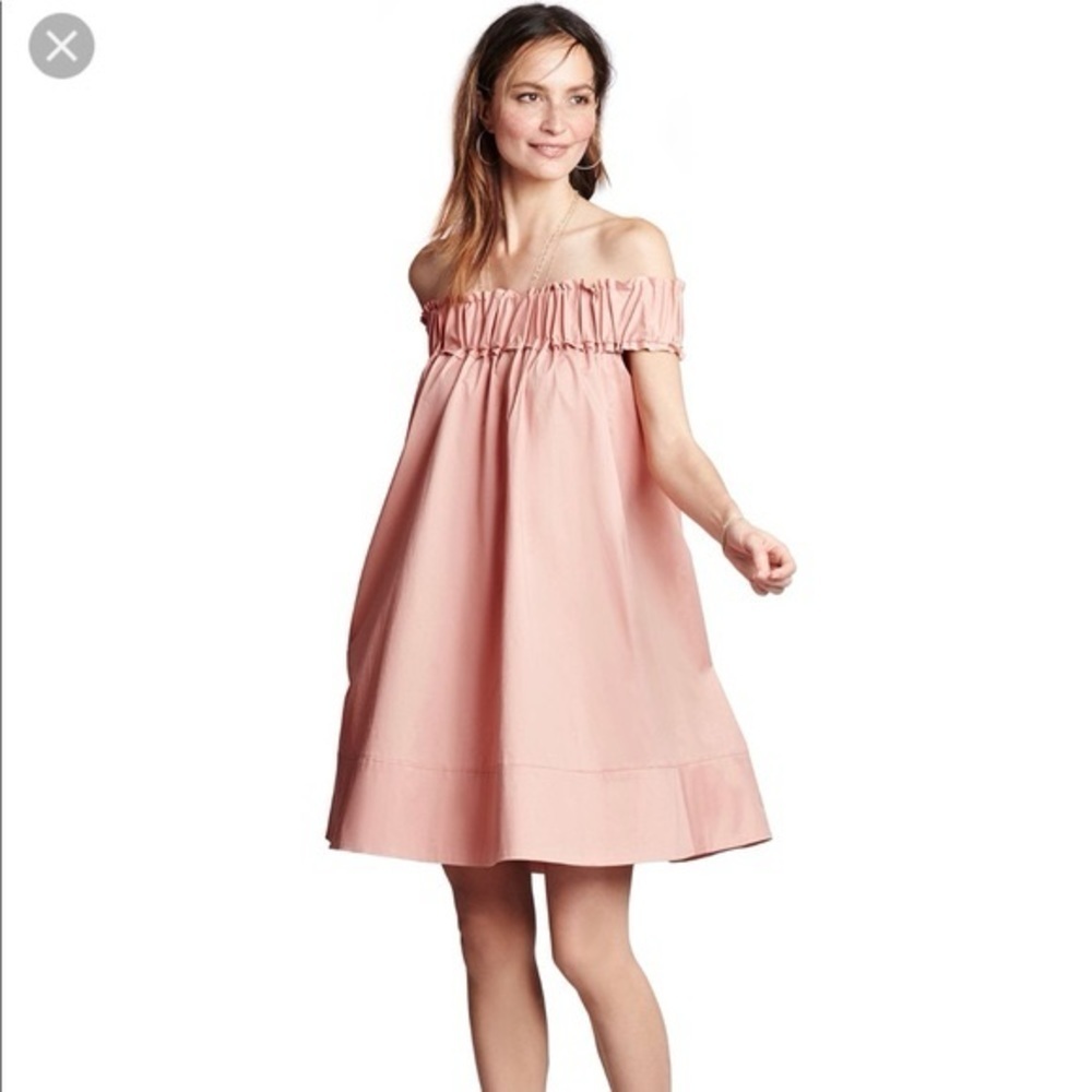 Hatch Maternity the Audrey Dress Poppy Ruffled Swing O/S